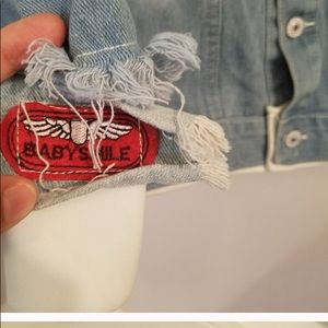 Jeans Distressed Design Jean Jacket